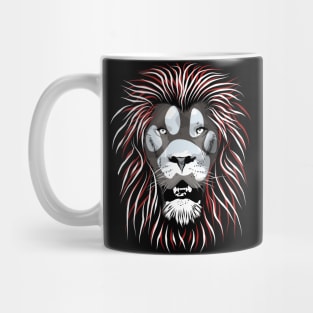 Lion Face - War paint tribal paw Mug